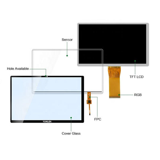7" TFT LCD Touch Display
