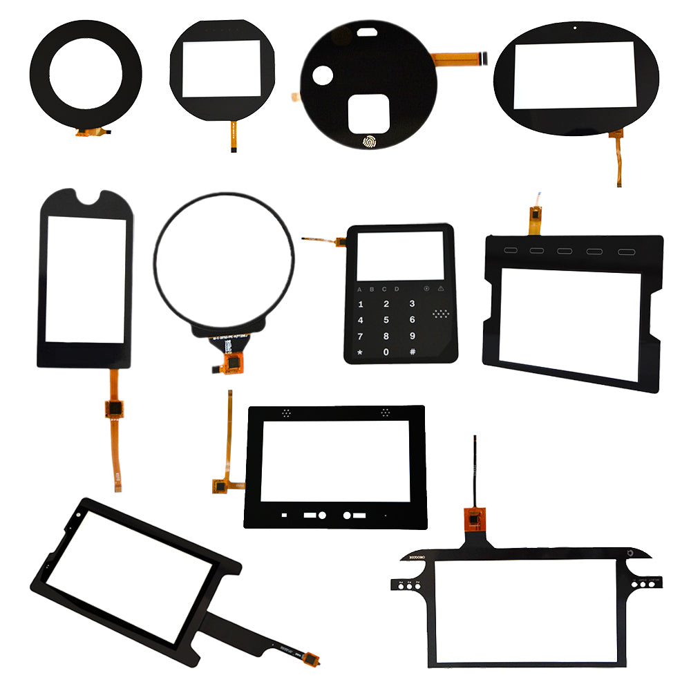 Yunlea Custom Size Shape Touch Glass 7 10.1 15.6 18.5 21.5 inch USB PCAP Capacitive Touch Screen Panel For Industrial Smart Home