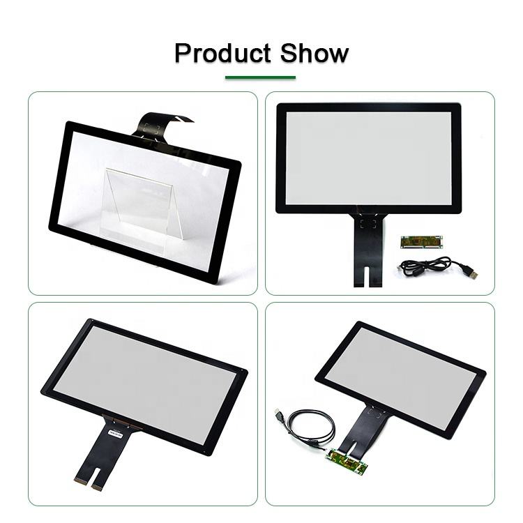 Yunlea benutzerdefinierte Größe Form Touch Glass 7 10.1 15.6 18.5 21.5 Zoll USB PCAP kapazitiven Touchscreen Panel für industrielle Smart Home