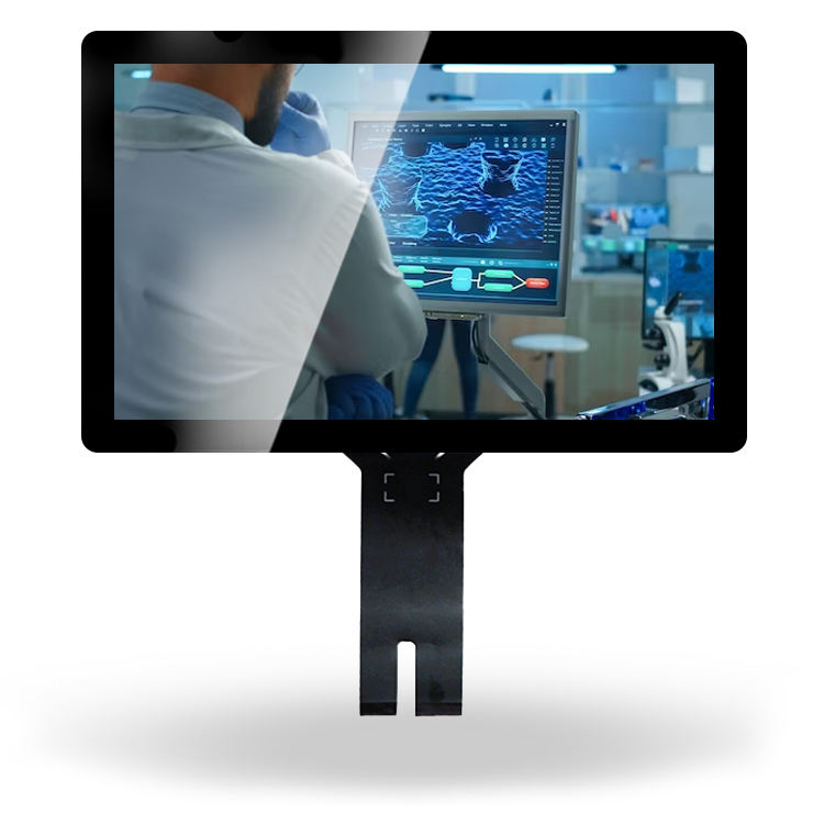 Yunlea WaterProof PCAP Touch Panel 15.6" OEM ODM 10 Points Capacitive Touch Screen For Medical