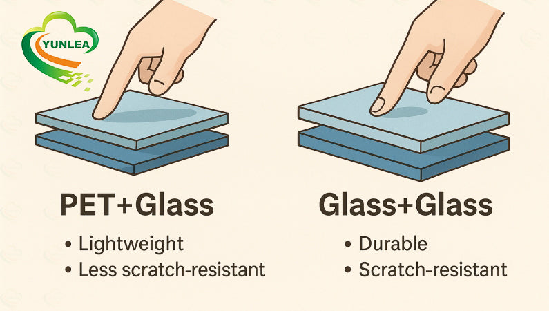 Choosing Between Glass+Glass vs. PET+Glass for PCAP Touchscreens