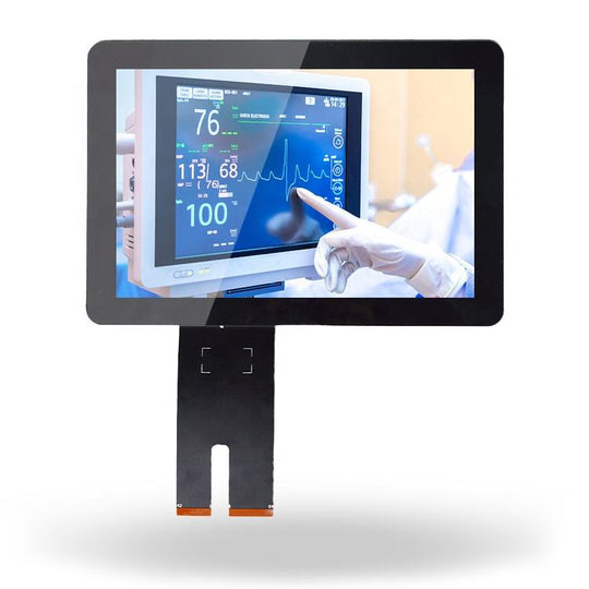 Medical Grade 10.1 Inch PCAP Touch Screen Panel 10 Points Anti-Glare Anti-Fingerprint USB Interface With Glove Stylus Touch