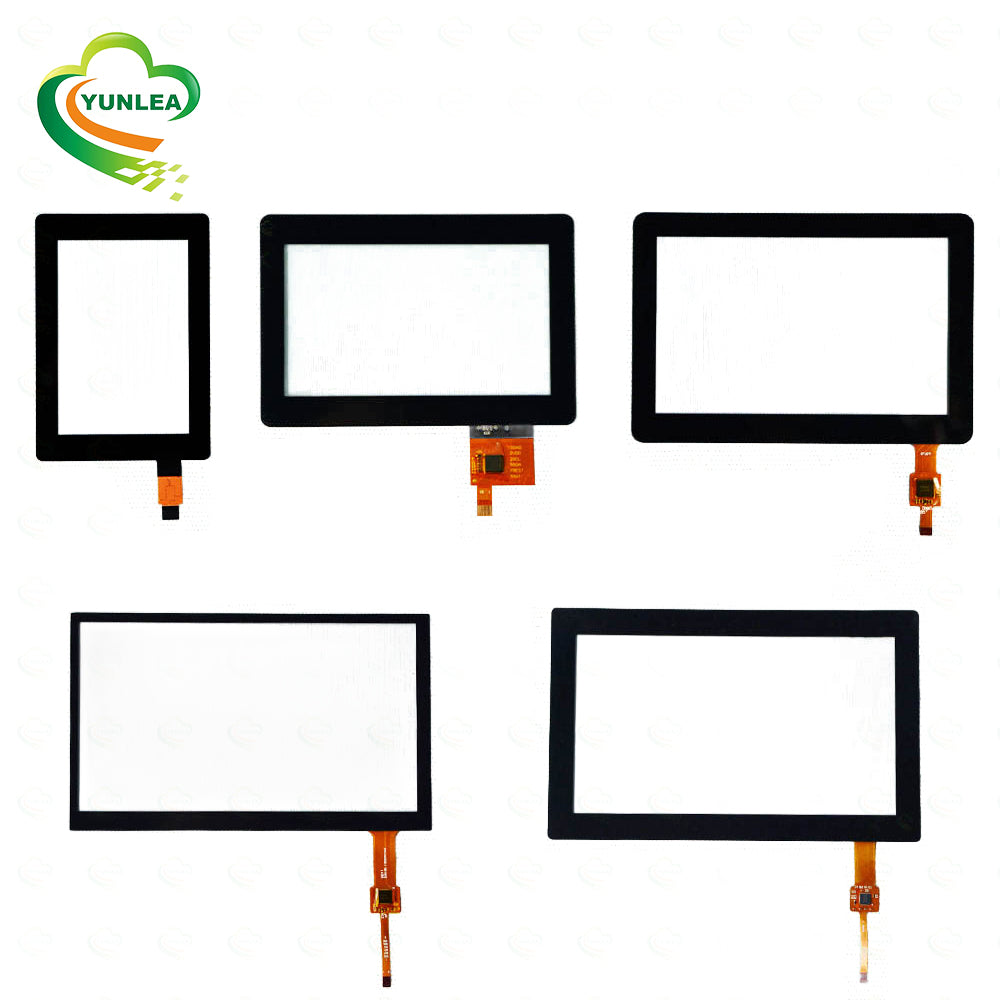 Yunlea No MOQ Custom 2.8, 3.5, 4.3, 5 ,7, 10.1 Inch Multi Lcd Touch Display With I2C Interface