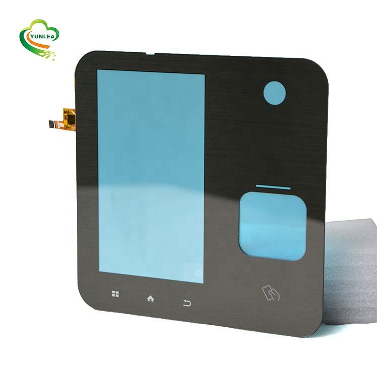 Yunlea benutzerdefinierte Größe Form Touch Glass 7 10.1 15.6 18.5 21.5 Zoll USB PCAP kapazitiven Touchscreen Panel für industrielle Smart Home