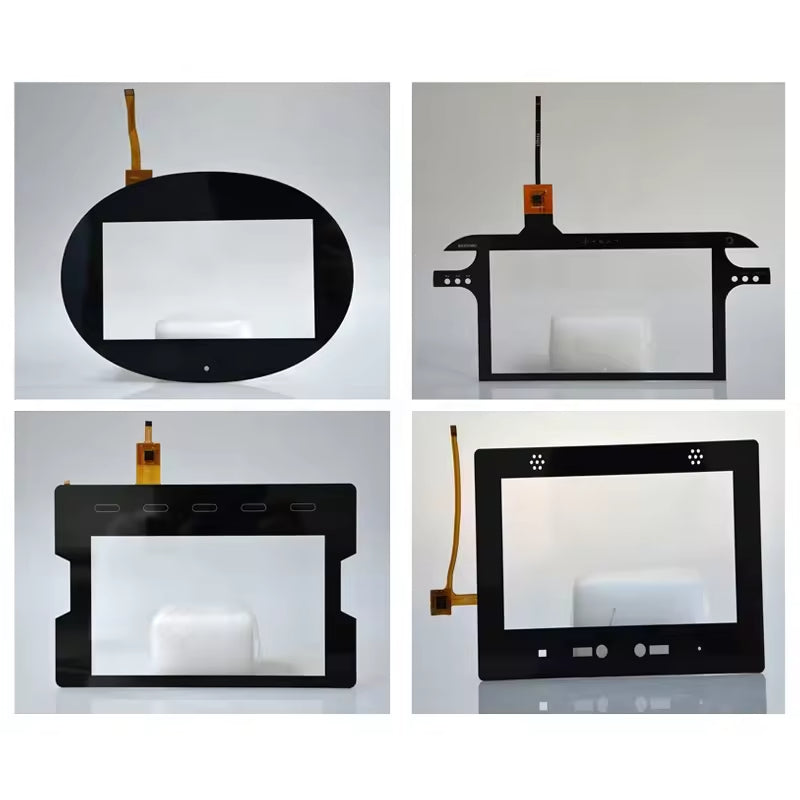 Custom Size OEM ODM PCAP Glass Capacitive Touch Screen Panel with USB / RS232 Interface