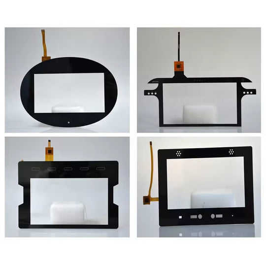Custom Size OEM ODM PCAP Glass Capacitive Touch Screen Panel with USB / RS232 Interface
