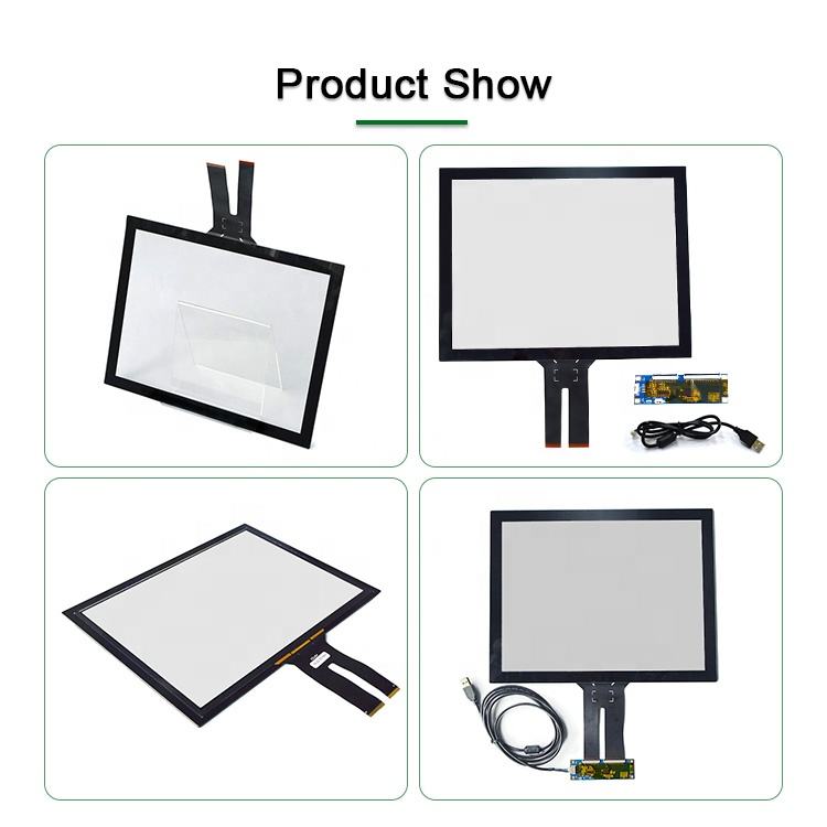 Yunlea benutzerdefinierte Größe Form Touch Glass 7 10.1 15.6 18.5 21.5 Zoll USB PCAP kapazitiven Touchscreen Panel für industrielle Smart Home