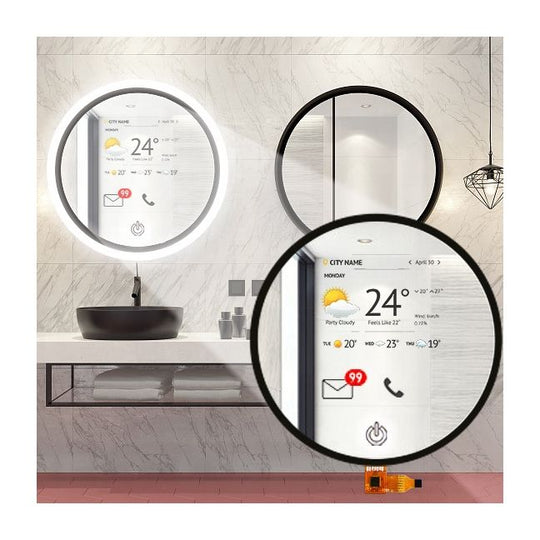 Yunlea Multi Touch Mirror Tempered Glass PCAP USB 15 15.6 17 17.3 19 19.5 21.5 24 27 32 Inch Capacitive Touch Screen Panel Overlay Kit 1