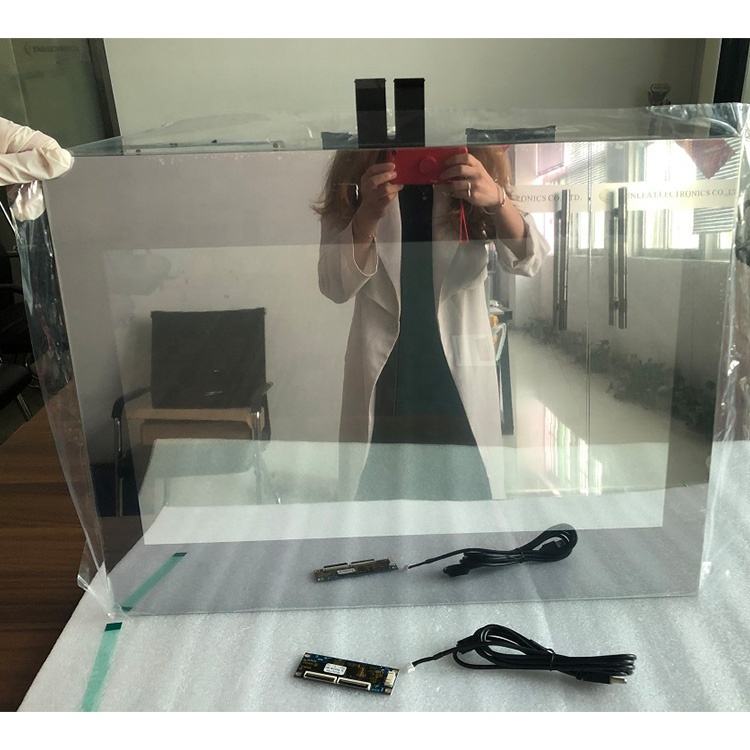 Yunlea Multi Touch Mirror Tempered Glass PCAP USB 15 15.6 17 17.3 19 19.5 21.5 24 27 32 Inch Capacitive Touch Screen Panel Overlay Kit 2